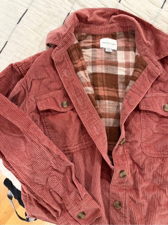 American Eagle Outfitters Jackets & Blazers - American Eagle Outfitters Corduroy Jacket in Rosewood